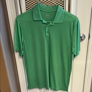 Slazenger Green Striped Performance Polo